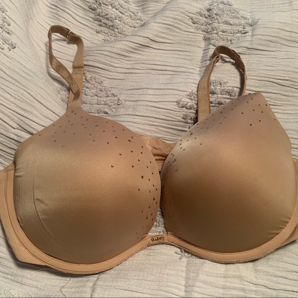 VS push up with rhinestones